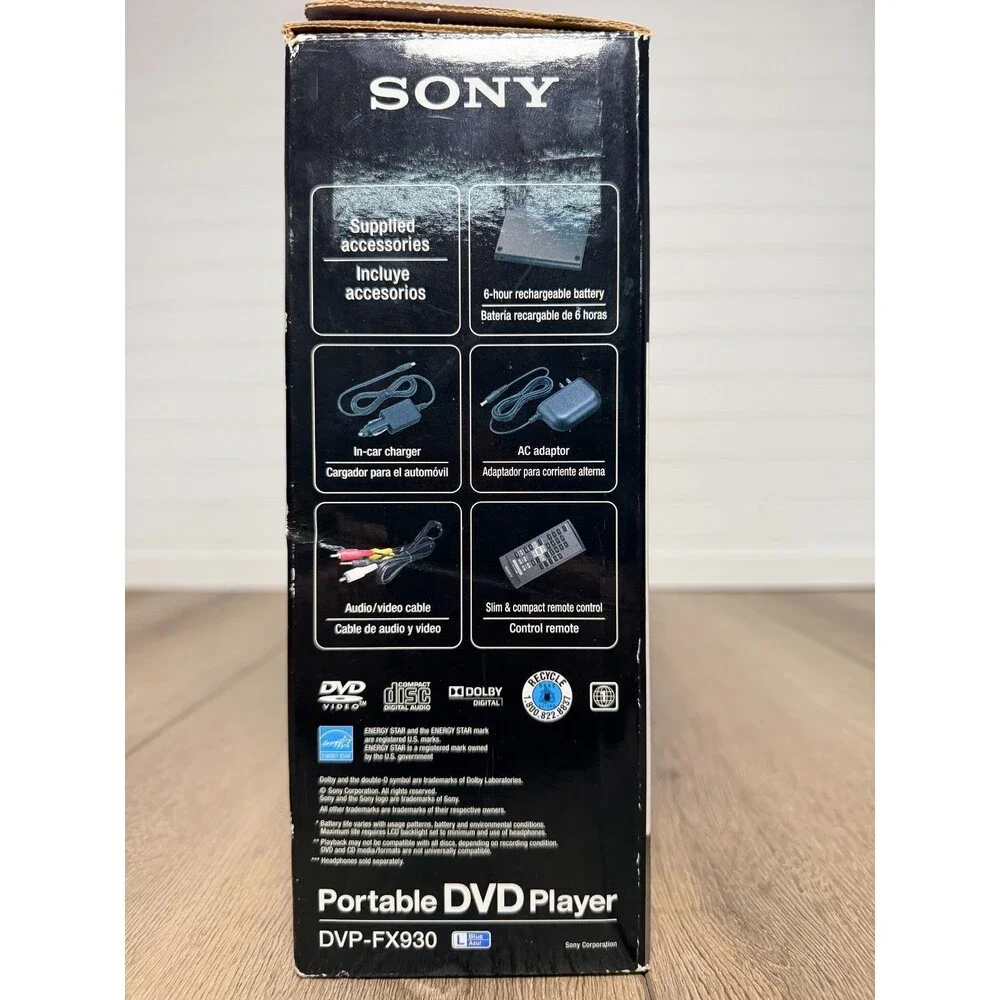 Sony Portable DVD Player DVP-FX930 Hi-Resolution 9